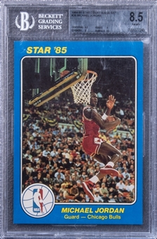 1984-85 Star Court Kings 5x7 #26 Michael Jordan Rookie Card - BGS NM-MT+ 8.5 